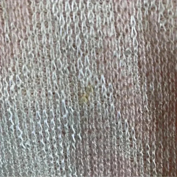 Vtg 80s Vivanti 12 Sweater Set Pink Knit Puff Sleeve Top Pencil Skirt USA Union - Picture 8 of 10